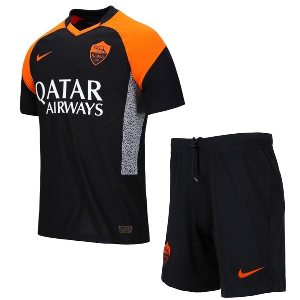 Camiseta AS Roma Tercera equipo Niño 2020-21 Negro